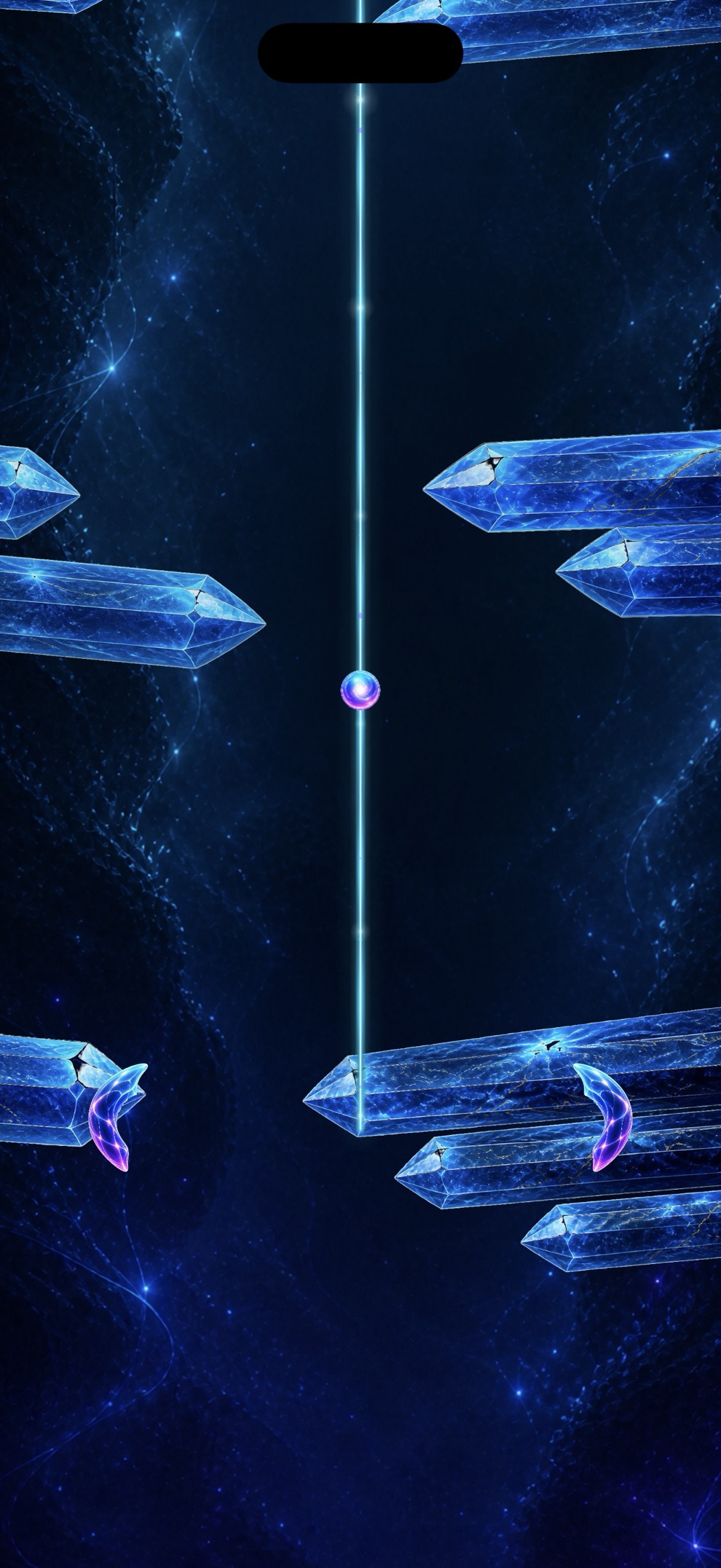 Neluvo fracturing after colliding with a crystal gate